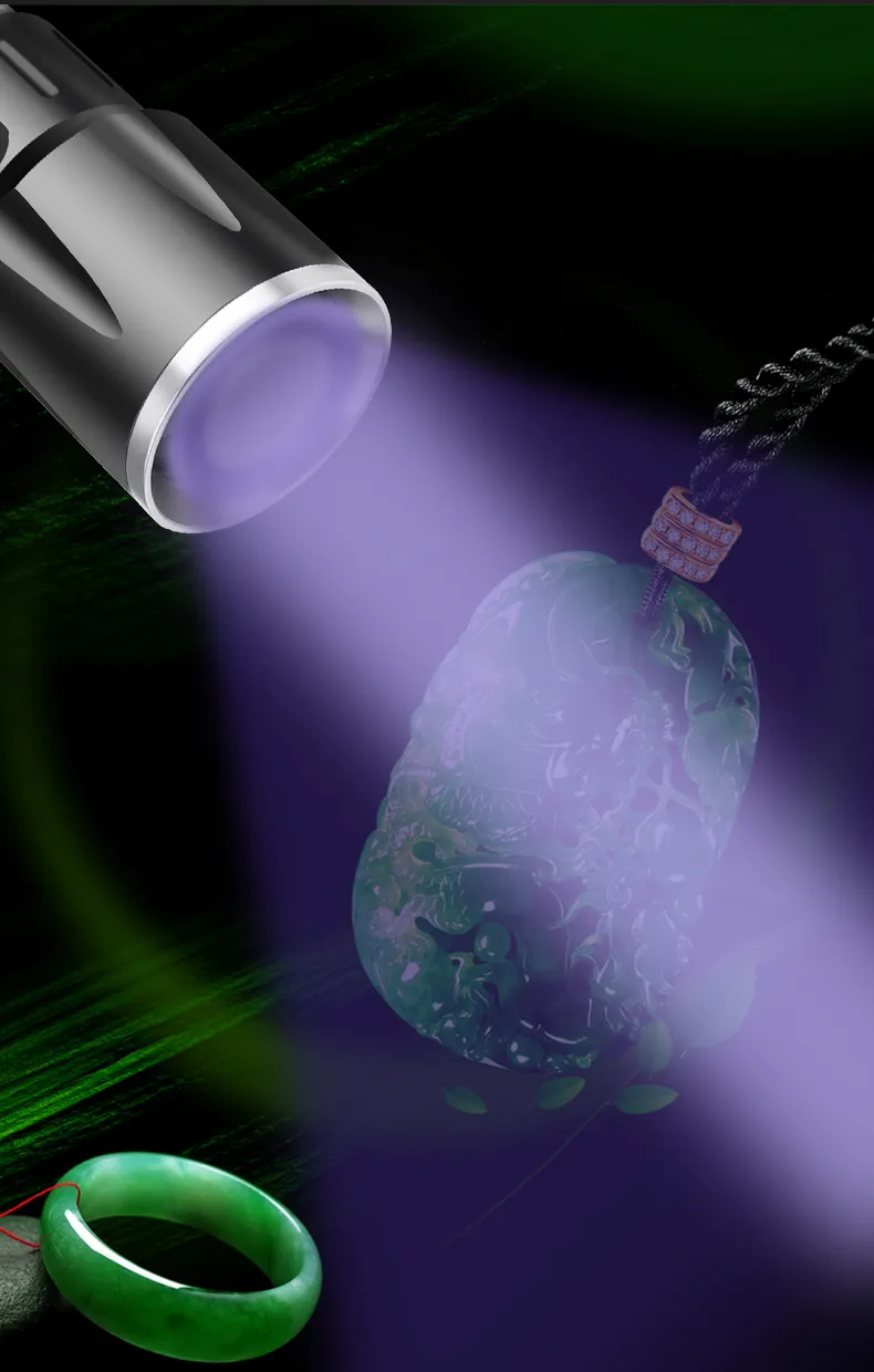 Portable USB UV Flashlight for Detecting Counterfeit Money