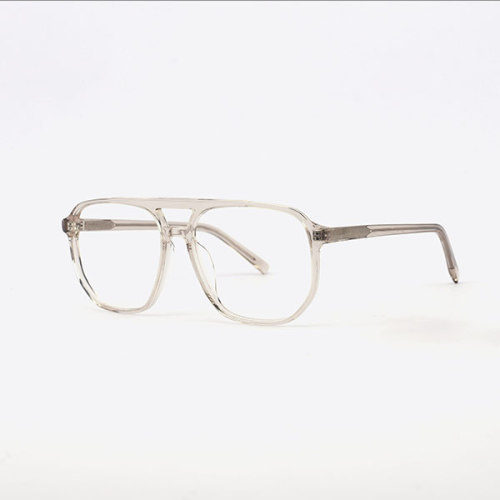 Double bridge Acetate Unisex Blue Light Eyeglasses