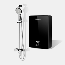 Compact Touch Key Water Geyeter with Temperature Display