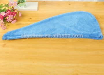 microfiber dry hair towel cap / hair turban towel