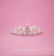LW925 Hair Crown With Real Crystal and Pearl For Wedding