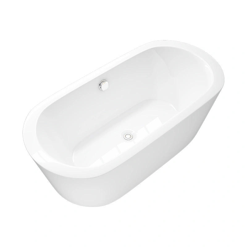 High Grade Luxury Acrylic Oval Modern Freestanding Bathtub