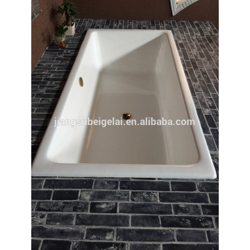 simple cast iron bath tub rectangle bathroom tub