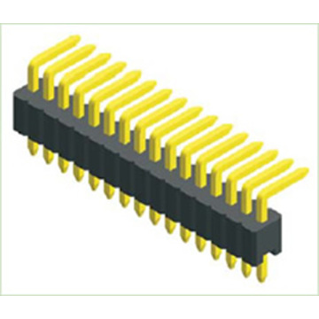 Single Row 1.27mm(.050") Pitch DIP 90° /Right Angle Angle Pin Strip Header