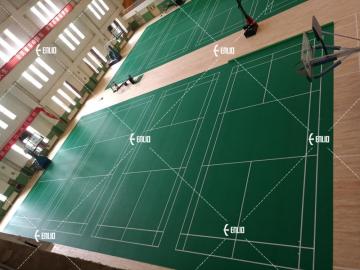 Enlio safest, most durable indoor badminton surface