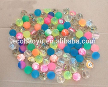 27mm Transparent Bouncy Ball/Rubber Bouncy Ball Vending Machine/Clear Bouncy Ball Wholesale
