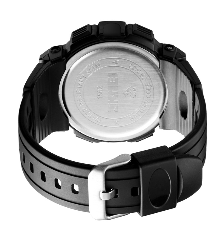 New Design Skmei 1562 Bright Backlight Sport Digital Waterproof Watch Men Wrist Wholesale Price Customized Brand