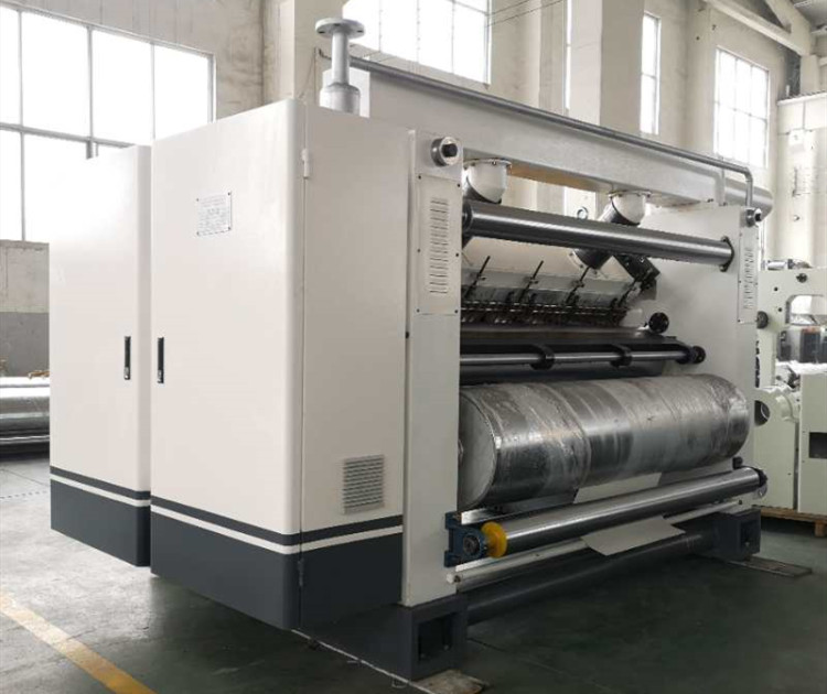 Heat exchange type single facer machine for corrugated board making