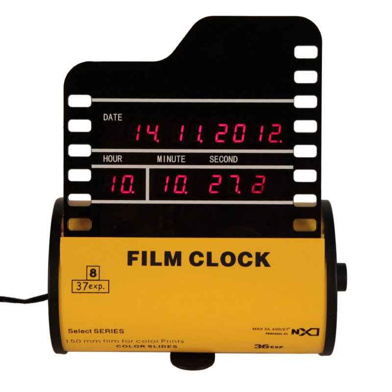 Horizontal Film Alarm Digital Clock