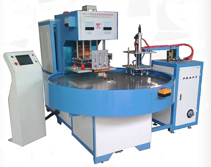 Turntable or rotary high frequency welding machine