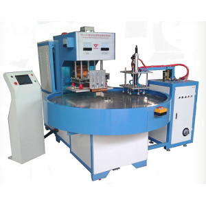 Turntable or rotary high frequency welding machine