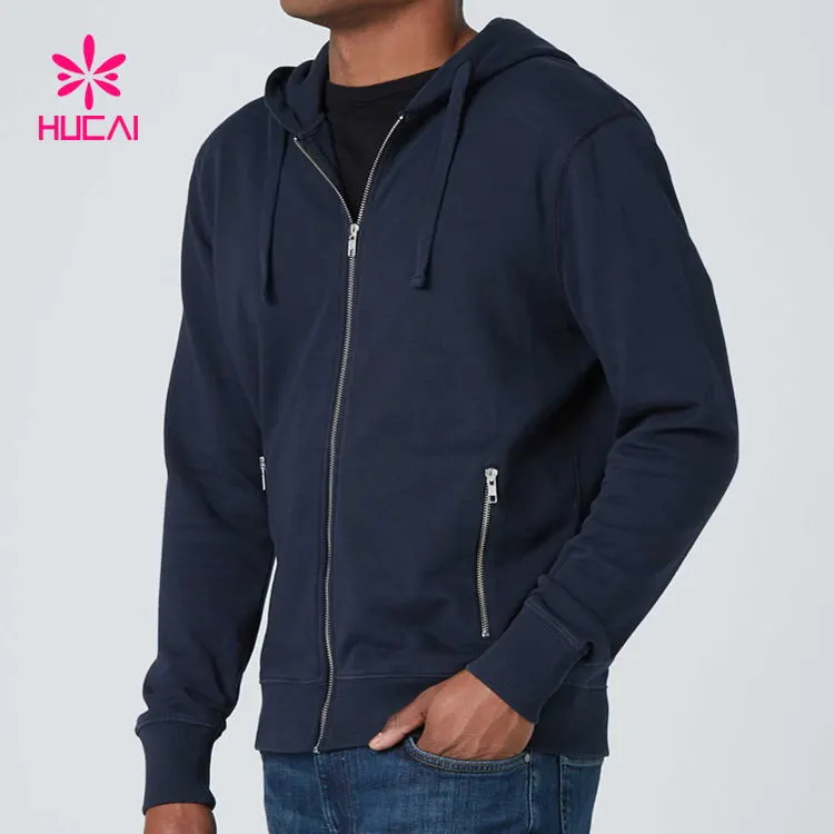 Factory Direct Wholesale Activewear Plain Zipper Hoodies