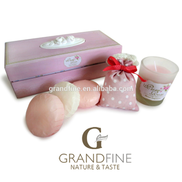 high quality fragrance gift with scented bath soap for eco corporate gifts