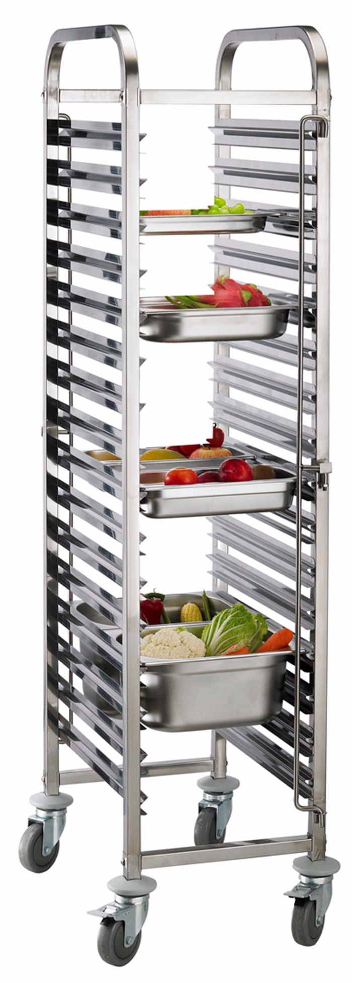 Stainless Steel Tray Rack Trolley