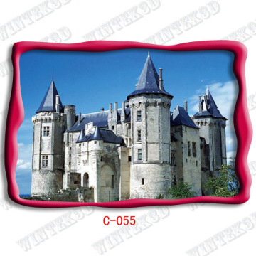 3d Castle Picture Postcard 