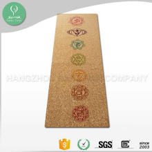 Natural cork rubber yoga mat , custom printed cork mat                        
                                                Quality Choice