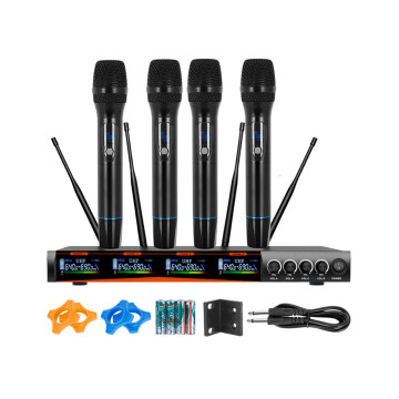 High Quality UHF Wireless Microphone System - XLT-1104A Handheld Metal Microphone