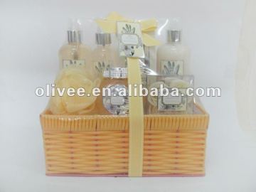 luxury bath set gift basket