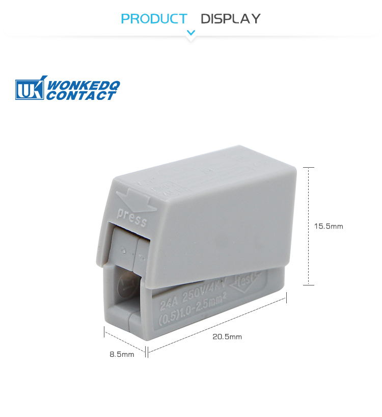 Push Wire Lighting connectors