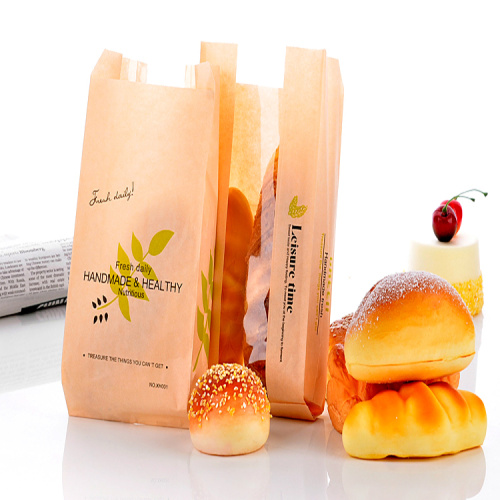 Factory Price Kraft Paper Bread Bag