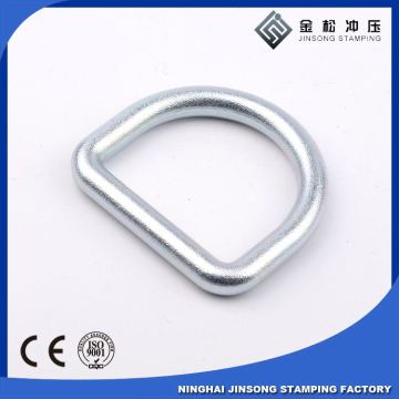 High quality handbag accessories welded d ring metal d ring