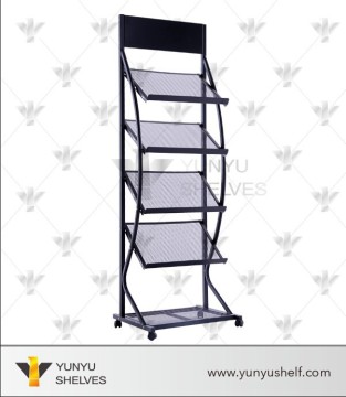 magazine and newspaper display racks