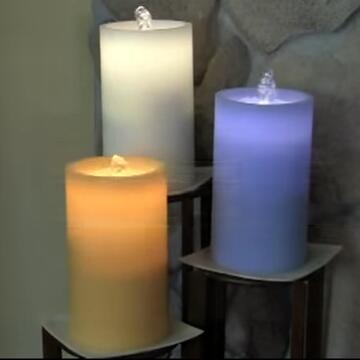 Waterproof  Aqua Flame LED fountain candles