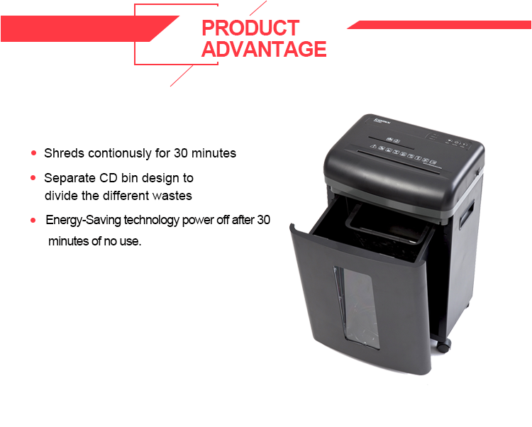 A4 Micro Cut Energy-Saving technology paper shredder