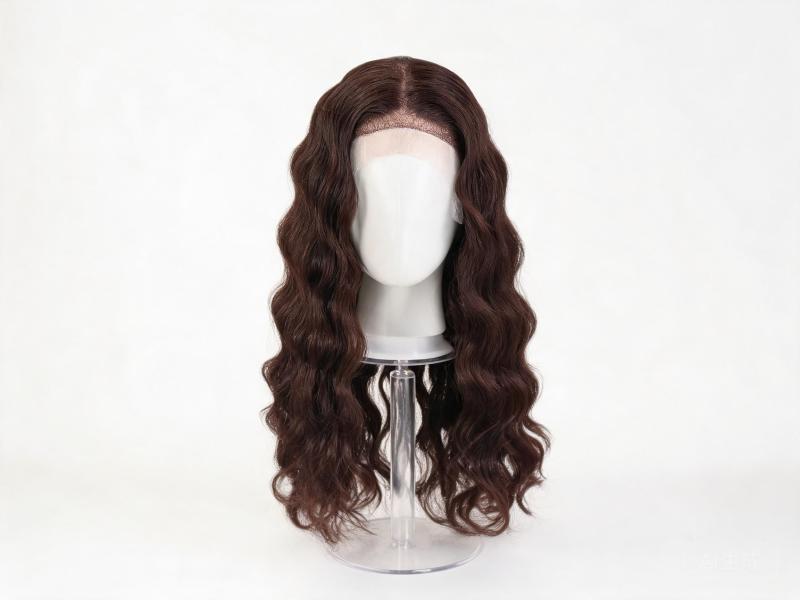 Dark Brown Loose Wave Lace Front Wig Human Hair