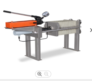 small edible oil filter press small scale manual filter press small size movable sludge dewatering filter press