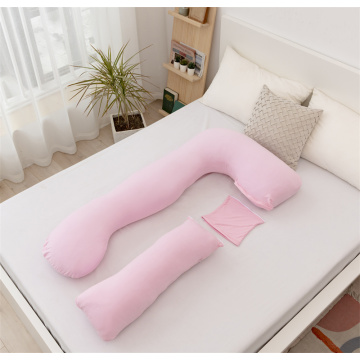 Almohada de embarazo en forma de U algodón para dormir