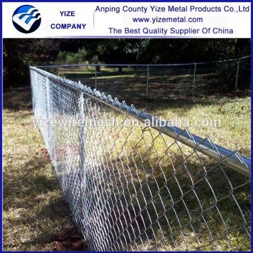 Alibaba china supplier garden chain link fence for decoration/twisted edge chain link fence