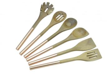 5 pcs wooden kitchen tools set