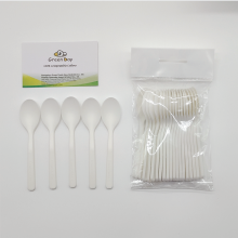 China Made Biodegradable PLA Cutlery, Compostable Tea Spoons and Coffee Stirrers