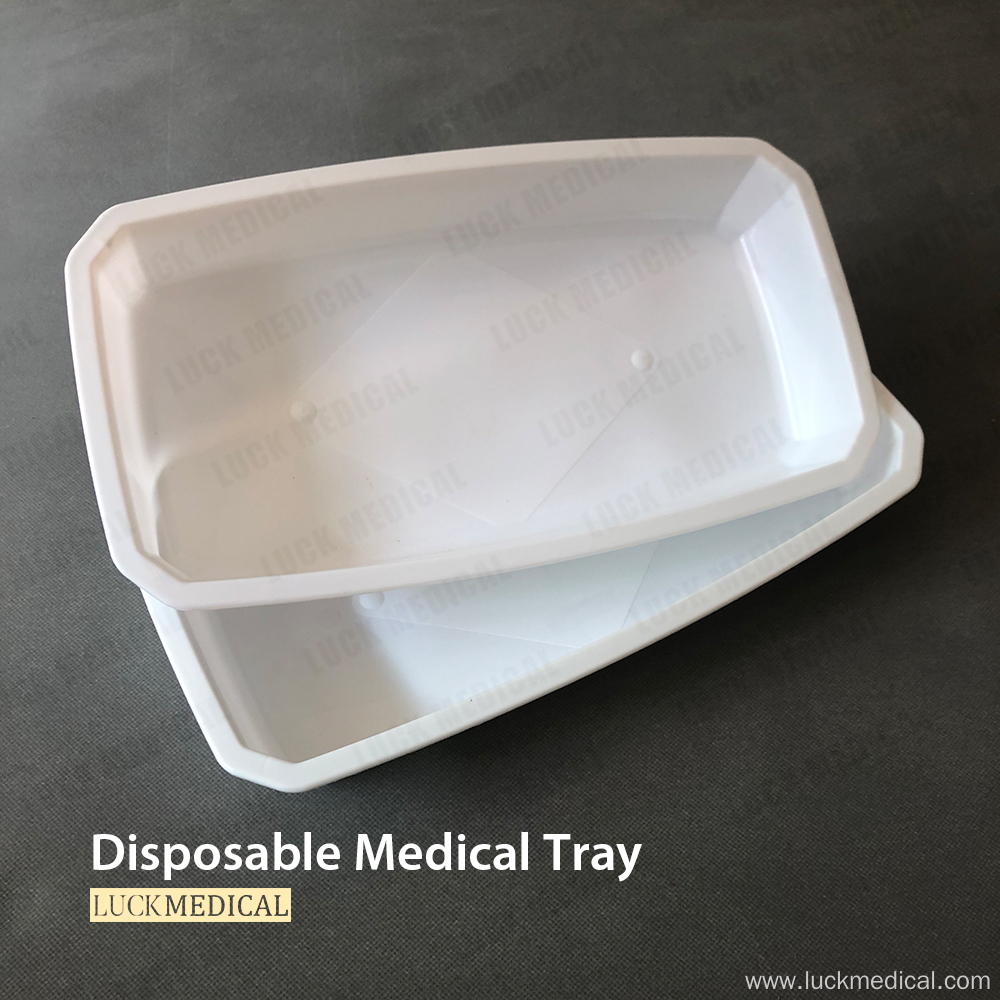 Disposable Plastic Surgical Square Tray Operating Use