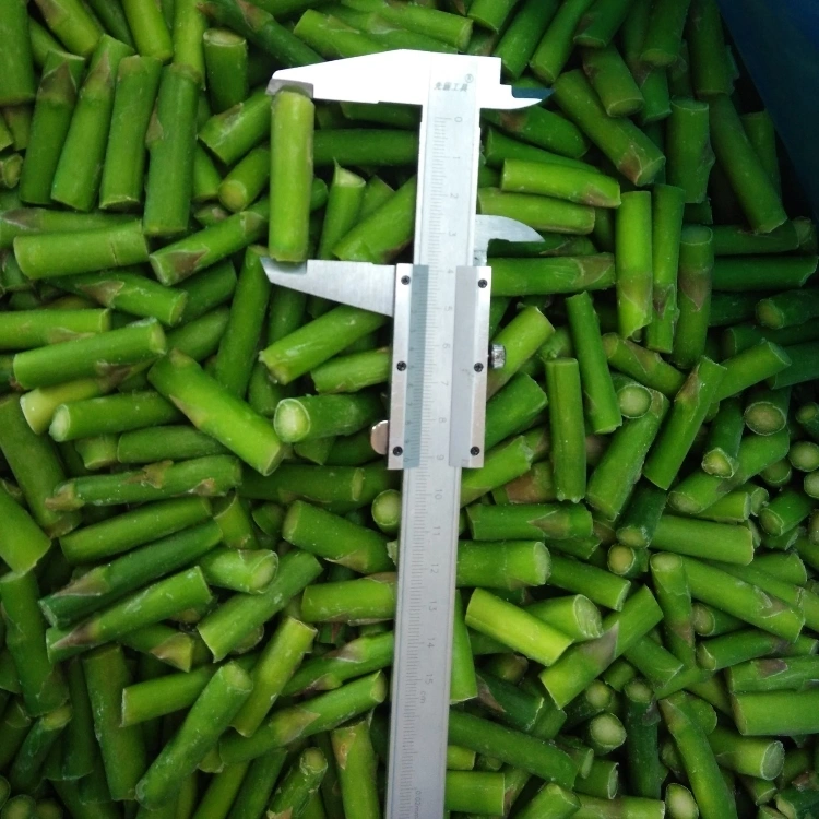 IQF Frozen Green Asparagus Cuts Grade a