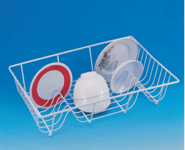 Single Tier Coated Dish Basket