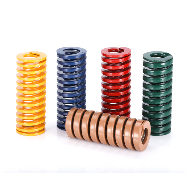 Mold spring 65mn rectangular spiral compression strong compression spring hardware flat wire spring