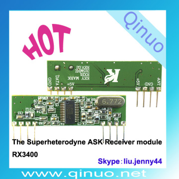 Wireless High Quality Superheterodyne Receiving Receiver Module RX3400