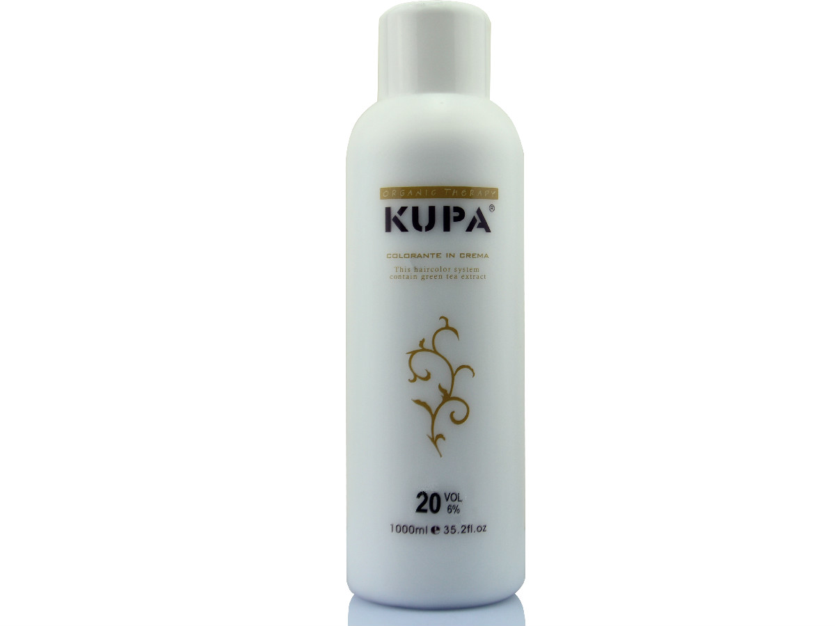 KUPA Professional Salon Use Hair Oxidizer Cream Colorante per capelli formulato in Italia Private Label