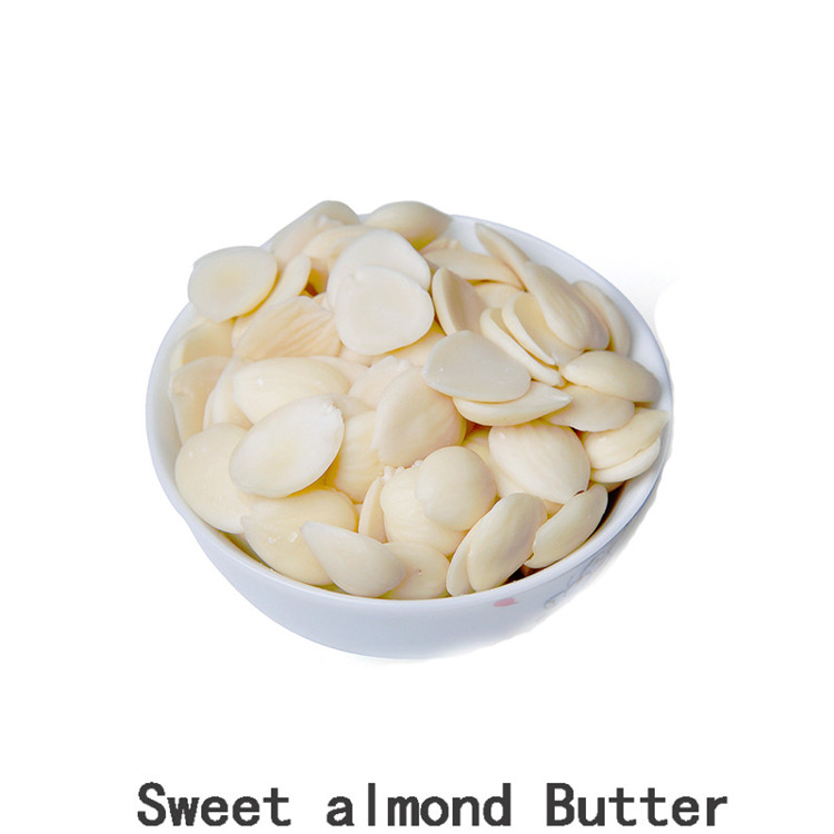 matéria-prima de manteiga de amêndoa doce