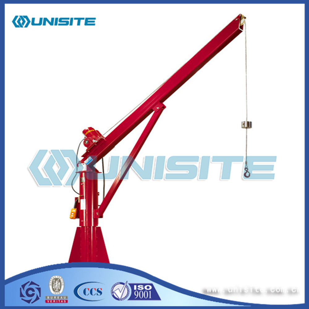 Marine steel welded davits crane