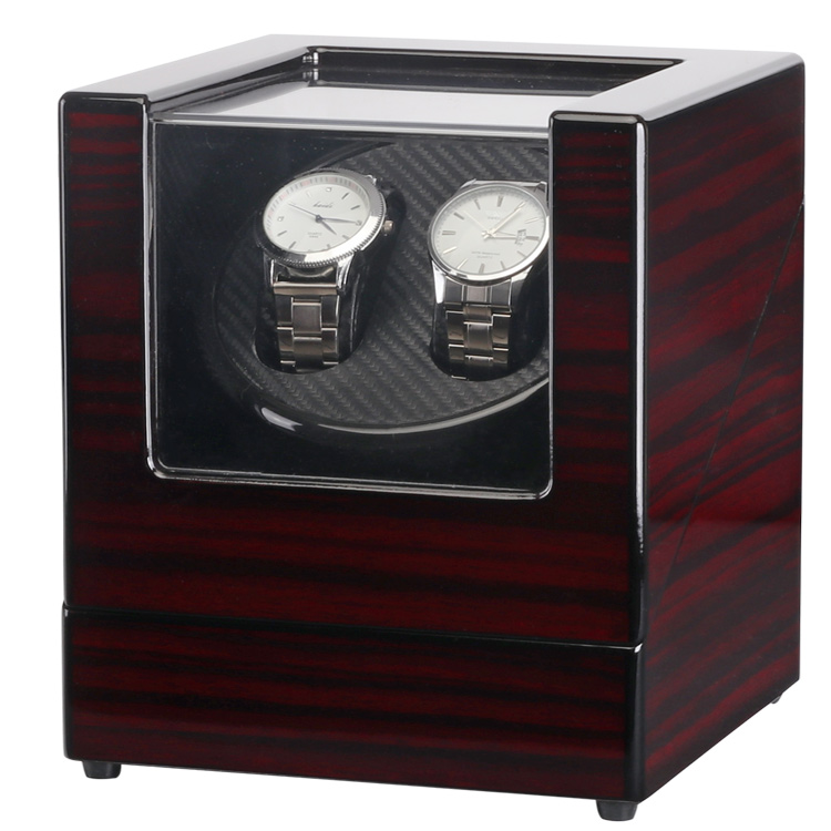 Classic Promotional Automatic Dual wooden Watch Winder Box