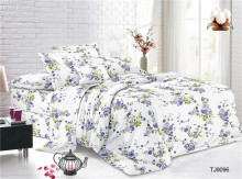 Dobby Floral Printed Polyester Voile Bedding Set Sheets
