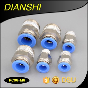 one touch tube fittings pneumatic push in components connector pneumatic fittings