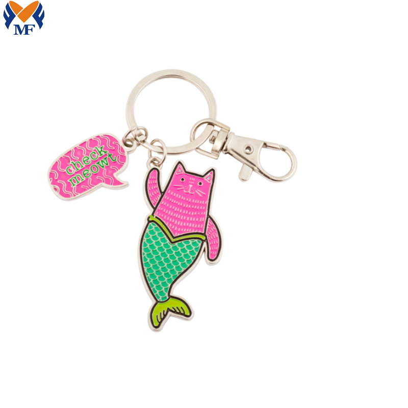 Enamel Key Chain Mercat