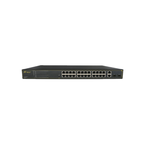 28-port full gigabit unmanaged PoE switch