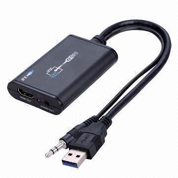 PC to HDTV via USB Port Converter Cable