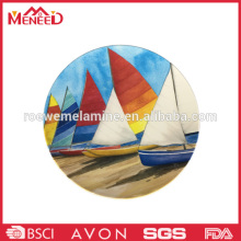 Wedding party use high quality round plastic plate