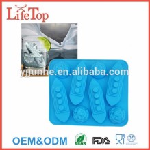 Titanic Boat Shapes 4 Cavities Silicone Ice Cube Tray
